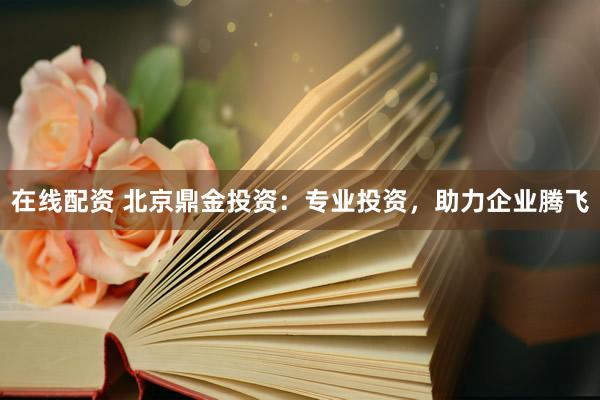 在线配资 北京鼎金投资：专业投资，助力企业腾飞