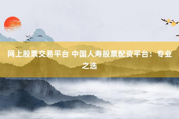 网上股票交易平台 中国人寿股票配资平台：专业之选
